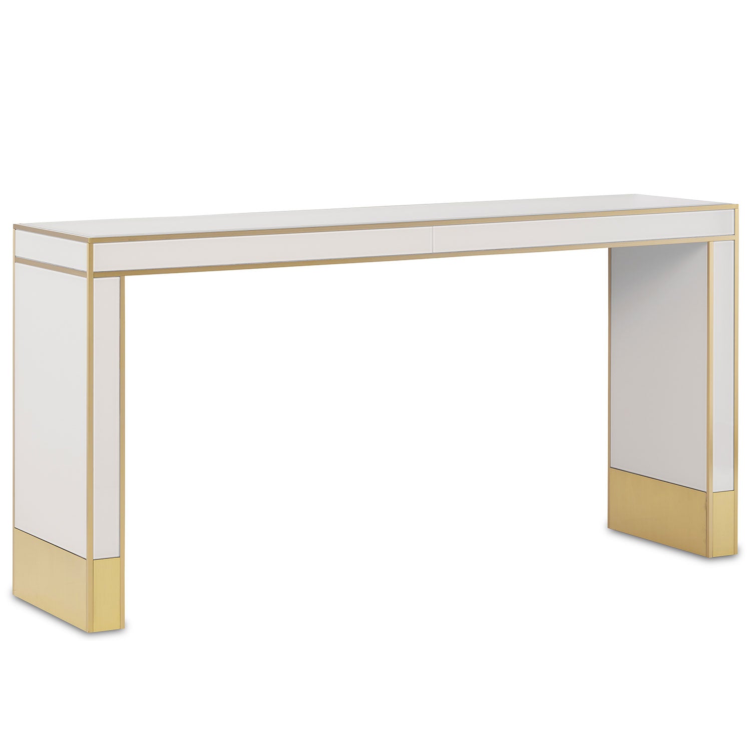 Currey & Co Arden Ivory Console Table - Final Sale