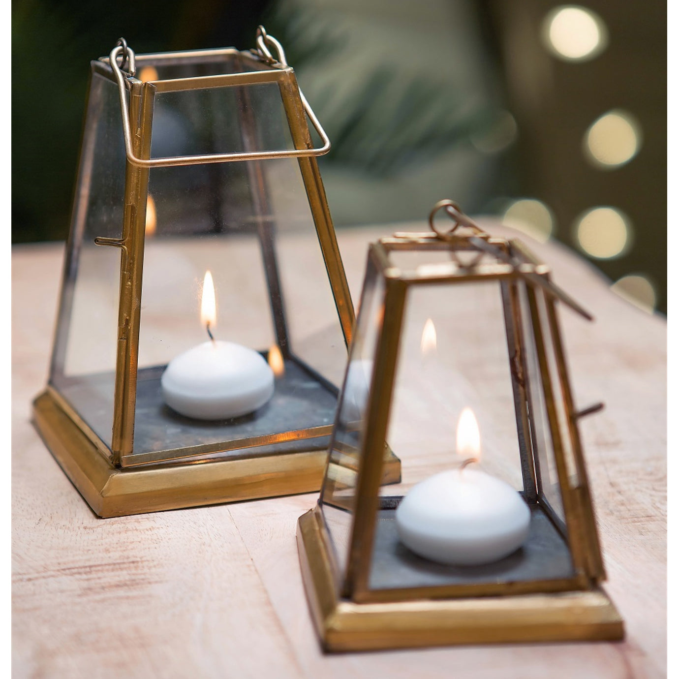 Kirk Brass Candle Lantern