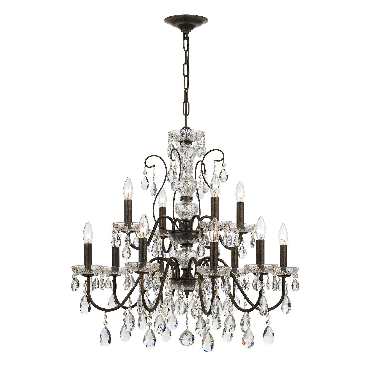 Crystorama Butler 12-Light Chandelier