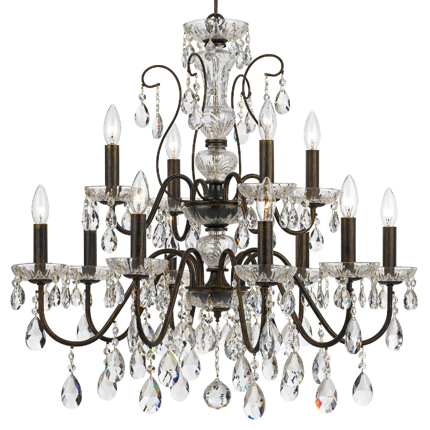 Crystorama Butler 12-Light Chandelier