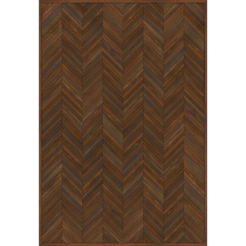 The Legacy - Hand & Brain Vinyl Floorcloth