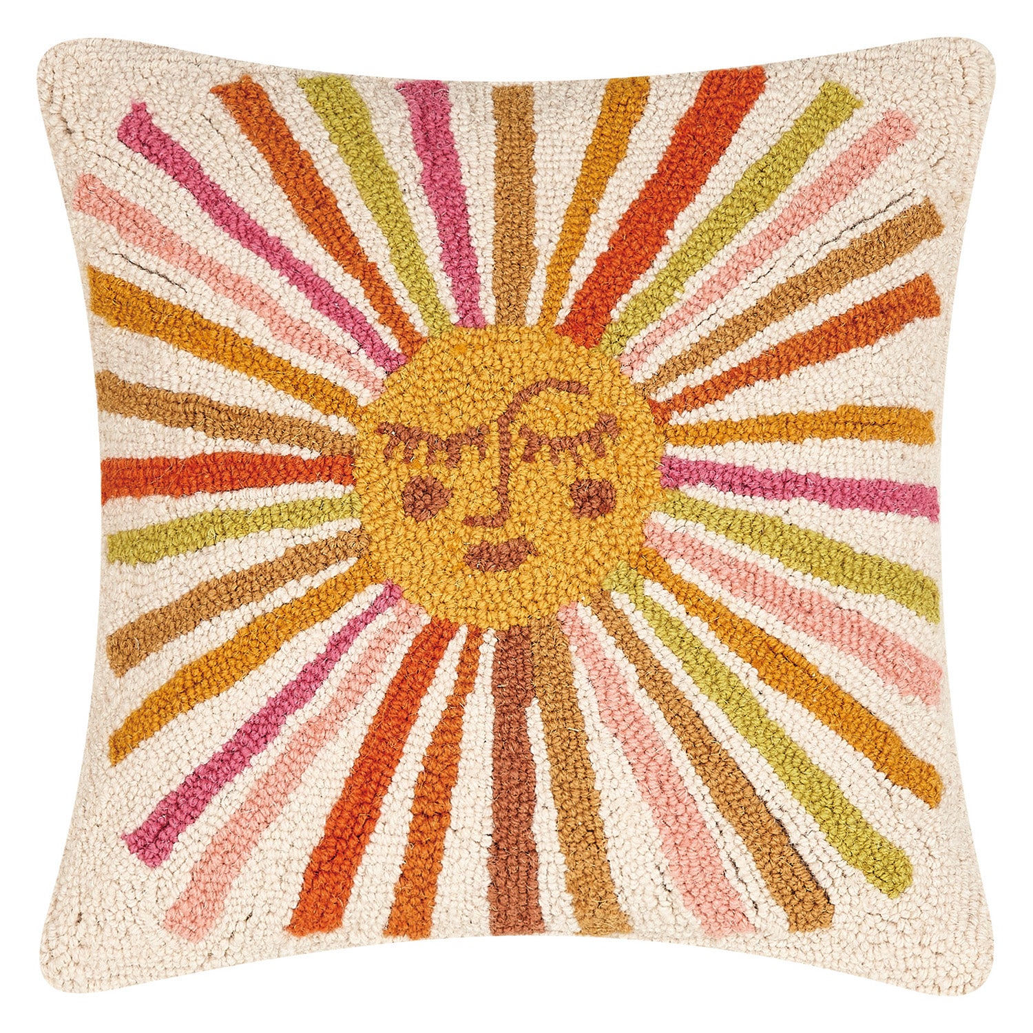 Cat Coq Retro Sunshine Throw Pillow