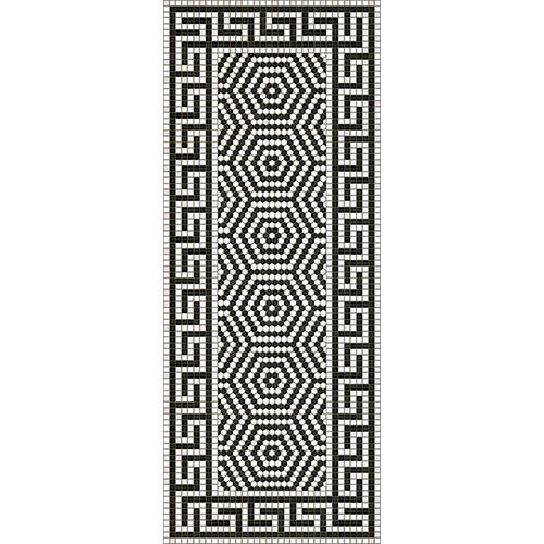 Mosaic E - Jackson Heights Vinyl Floorcloth