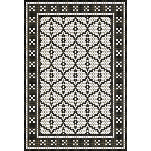 Mosaic F - Pelham Bay Park Vinyl Floorcloth