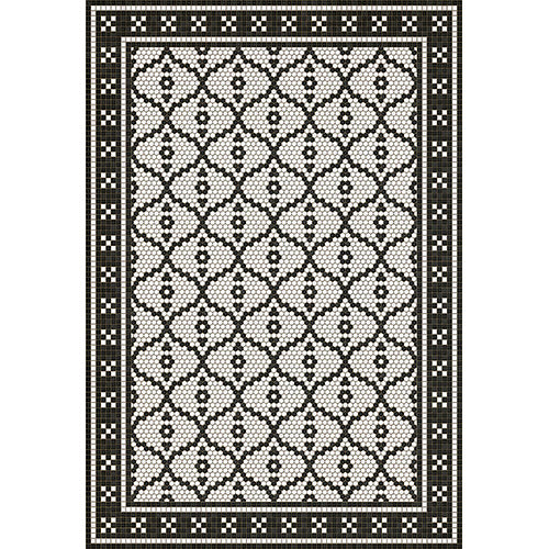 Mosaic F - Pelham Bay Park Vinyl Floorcloth