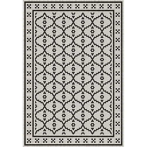 Mosaic F - Queensboro Plaza Vinyl Floorcloth