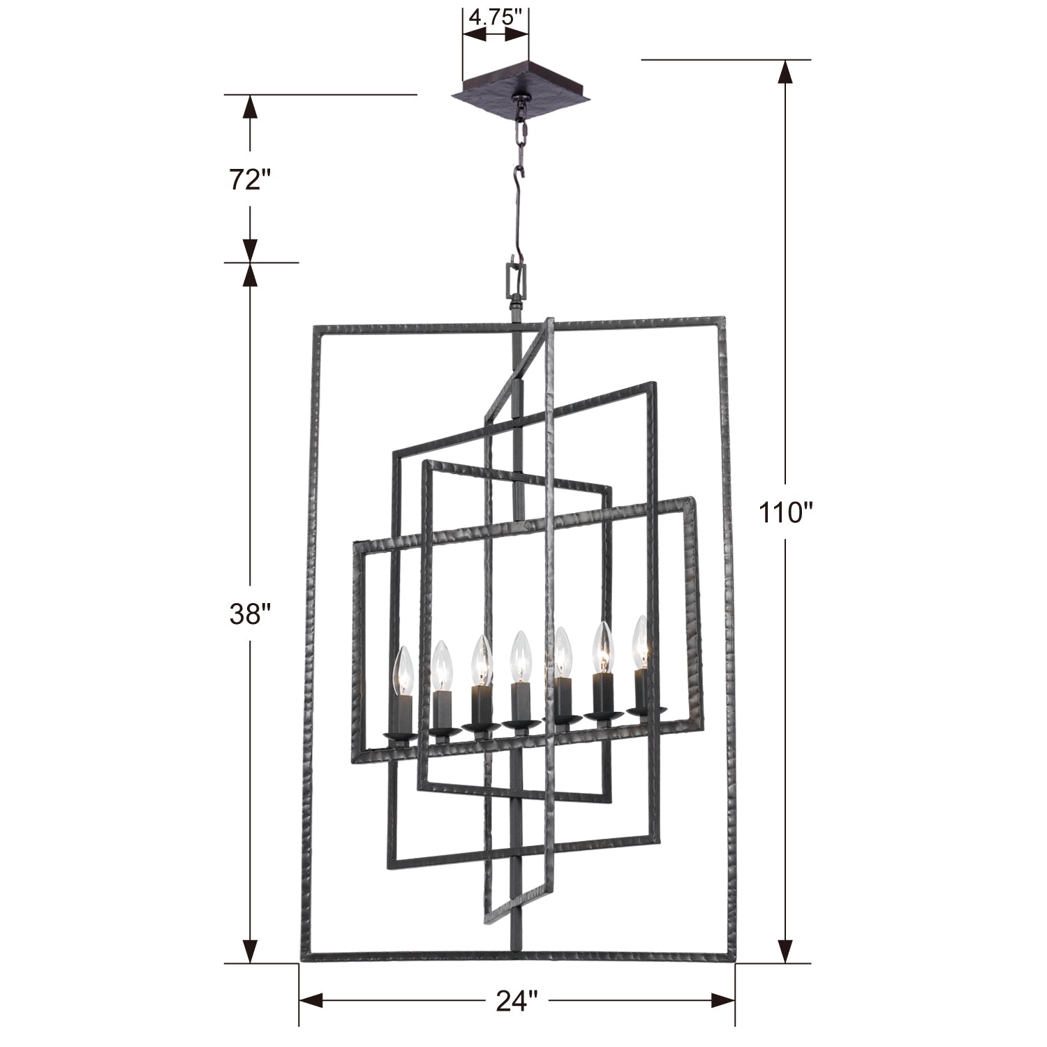 Crystorama Capri 7-Light Chandelier