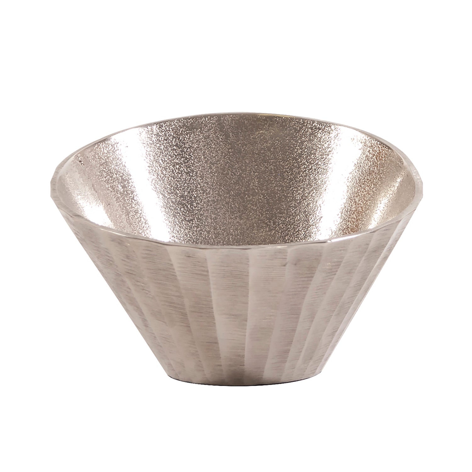 Chiseled Metal Bowl