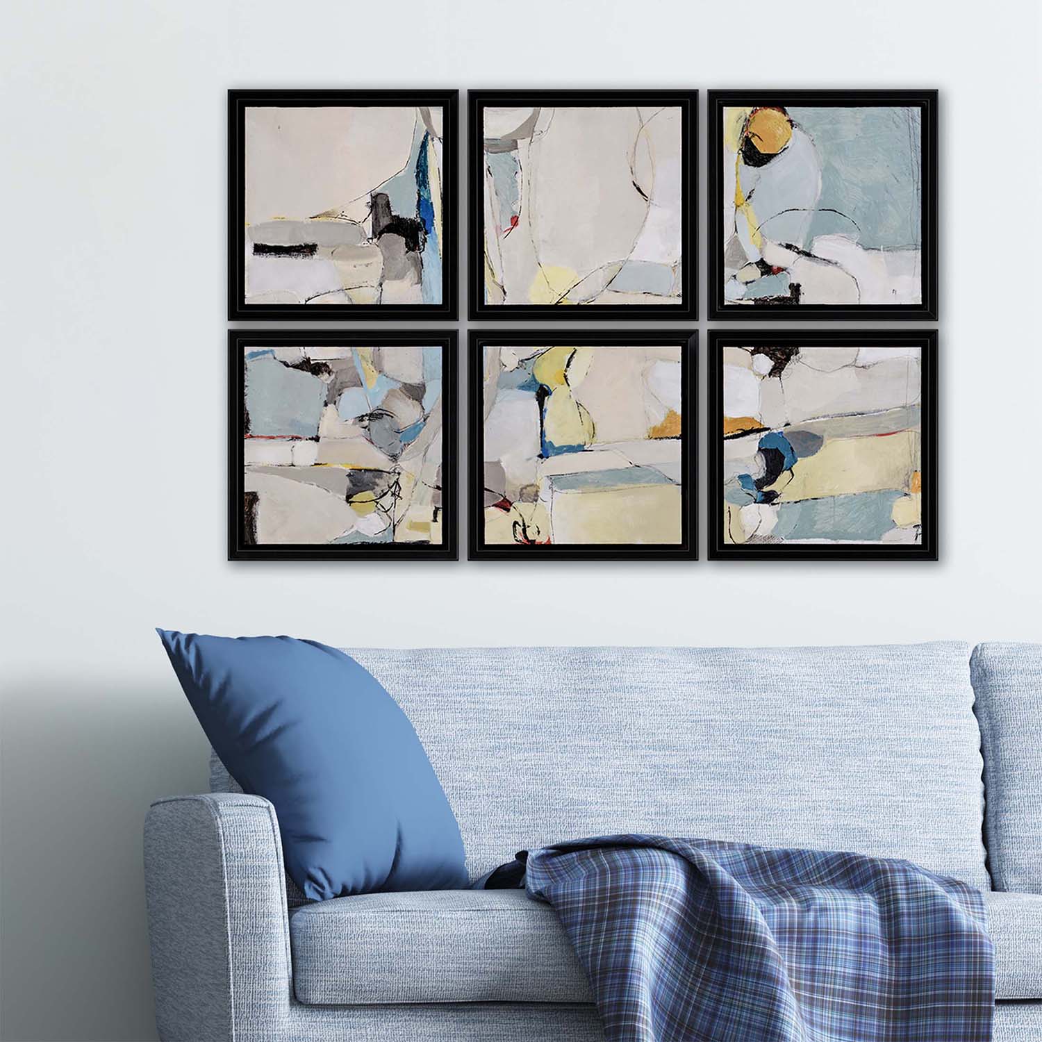Inspire Studio Let's Play Framed Art Set of 6