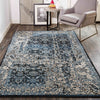 Feizy Ainsley Charcoal Tan Machine Woven Rug