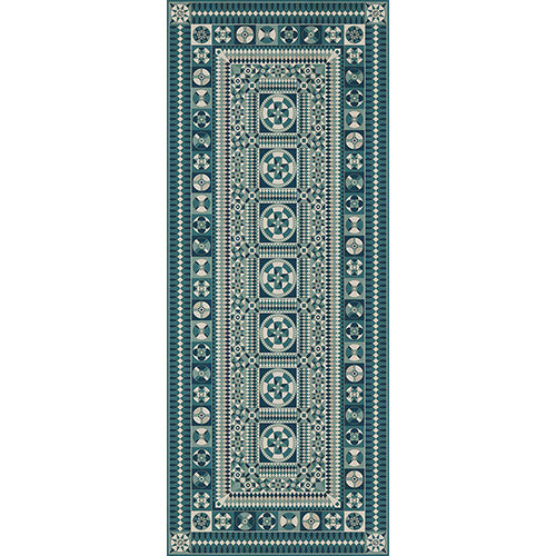 Soldiers Quilt - Trenches in the Sky Vinyl Floorcloth