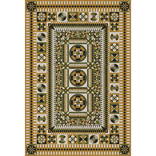 Soldiers Quilt - Wisdom & Truth Vinyl Floorcloth