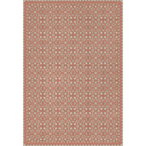 Floral Quilt - The Portrait of a Lady Vinyl Floorcloth