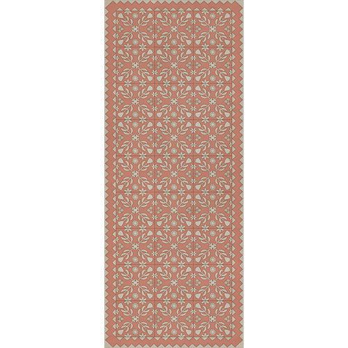 Floral Quilt - The Portrait of a Lady Vinyl Floorcloth