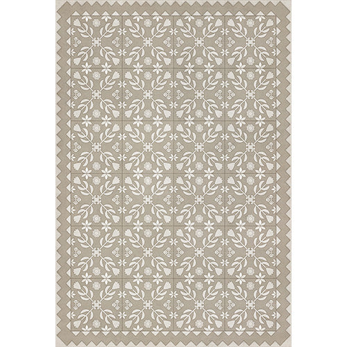 The Woman in White Vinyl Floorcloth