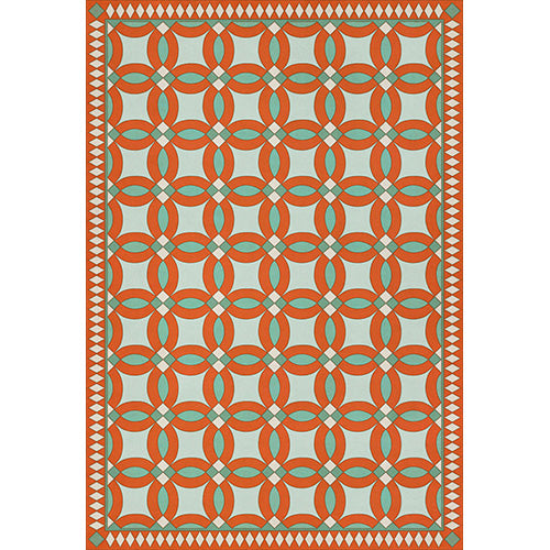 Wedding Ring - Dorthea Vinyl Floorcloth