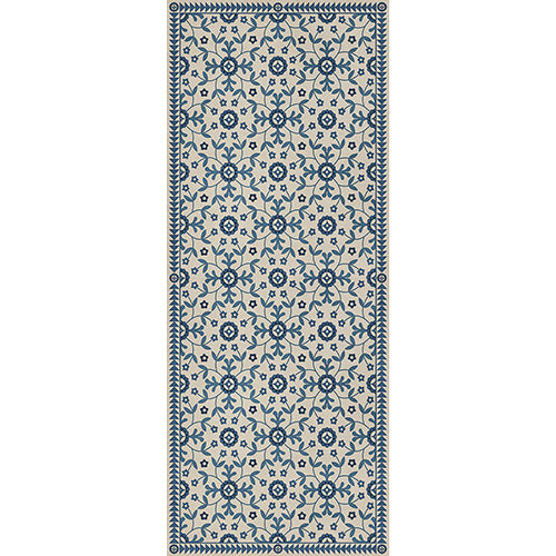 Whig Rose - The Day Has Eyes Vinyl Floorcloth