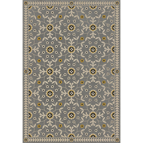 Whig Rose - When Others Soundly Slept Vinyl Floorcloth