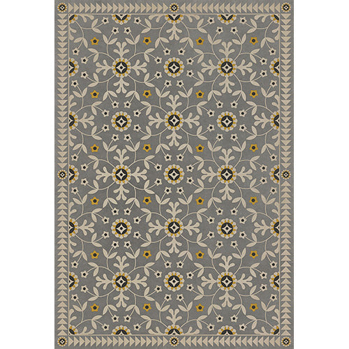 Whig Rose - When Others Soundly Slept Vinyl Floorcloth