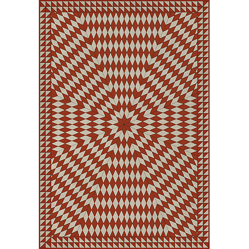 Sunburst - What Makes Your Heart Beat So Vinyl Floorcloth