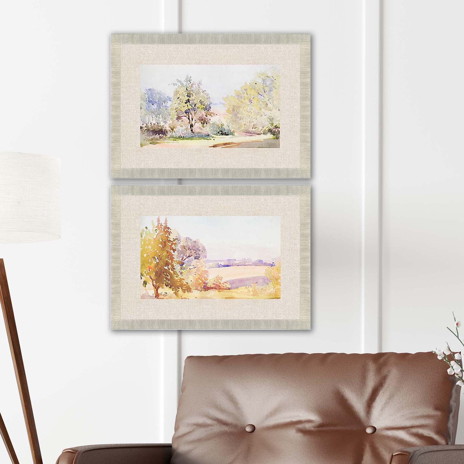 Arnold Sunrise/Serene Framed Art Set of 2