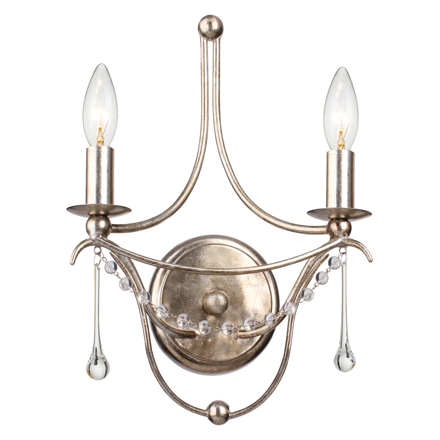 Crystorama Metro 2-Light Wall Sconce