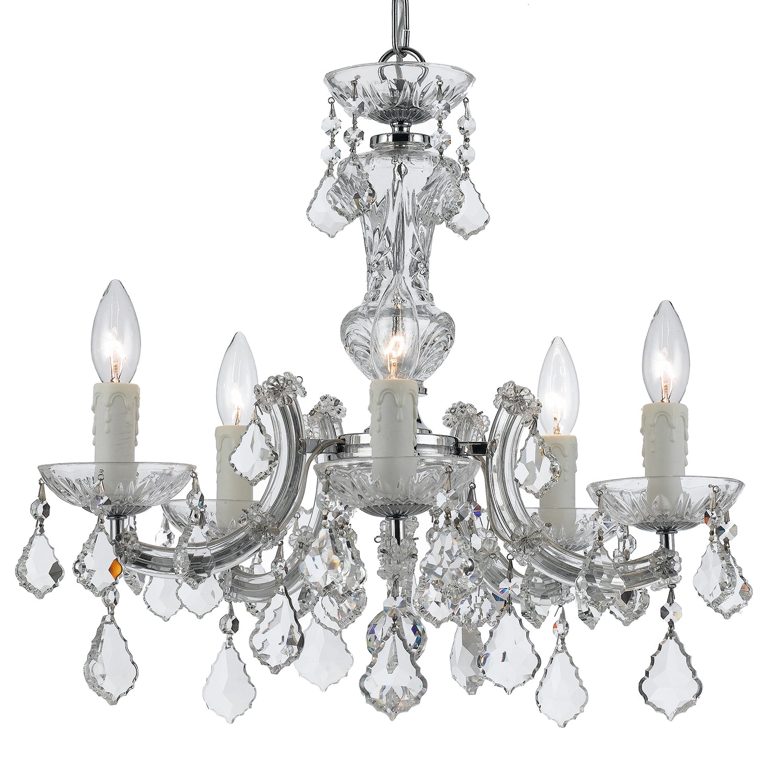 Crystorama Maria Theresa 4376 5-Light Mini Chandelier
