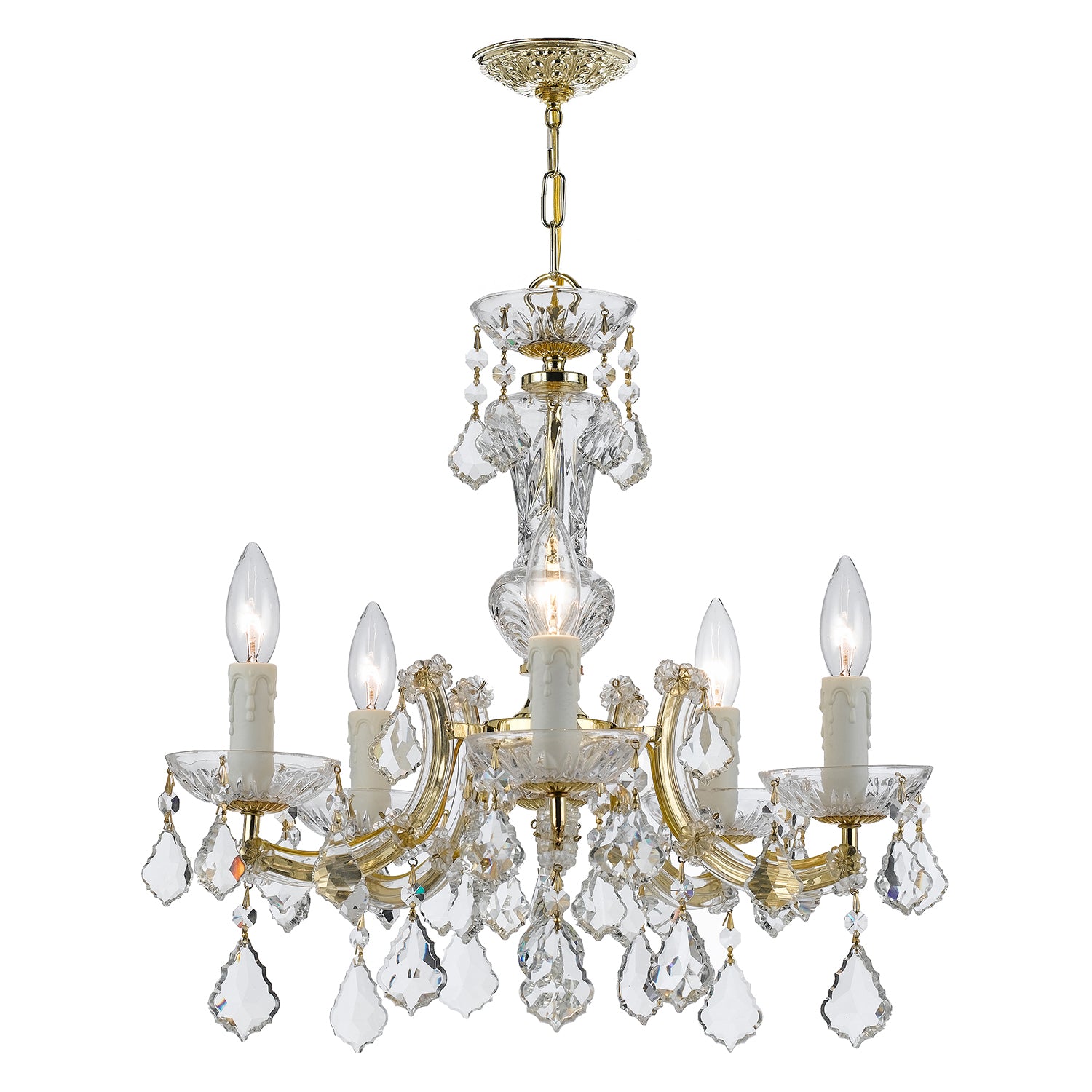 Crystorama Maria Theresa 4376 5-Light Mini Chandelier