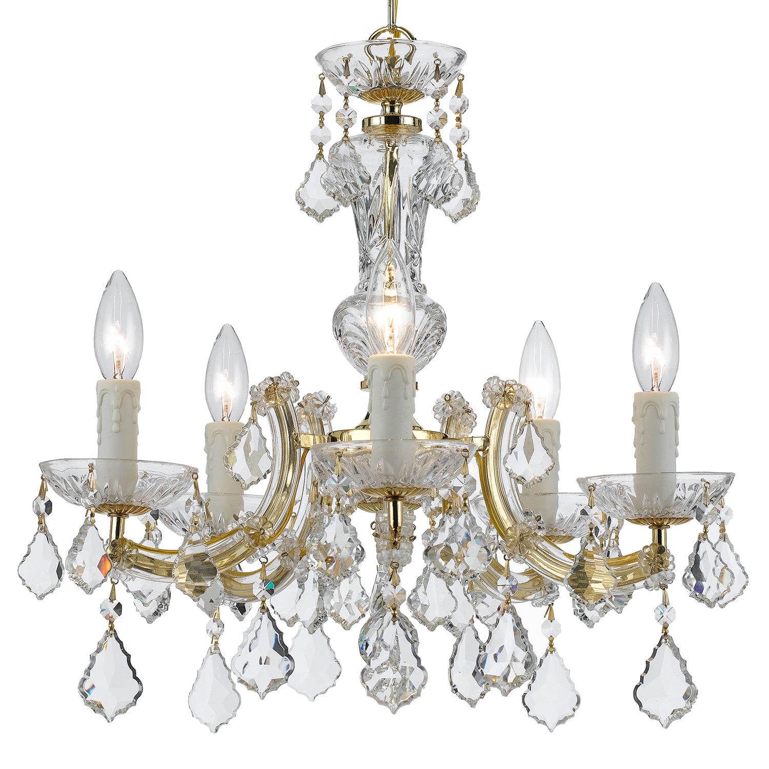 Crystorama Maria Theresa 4376 5-Light Mini Chandelier