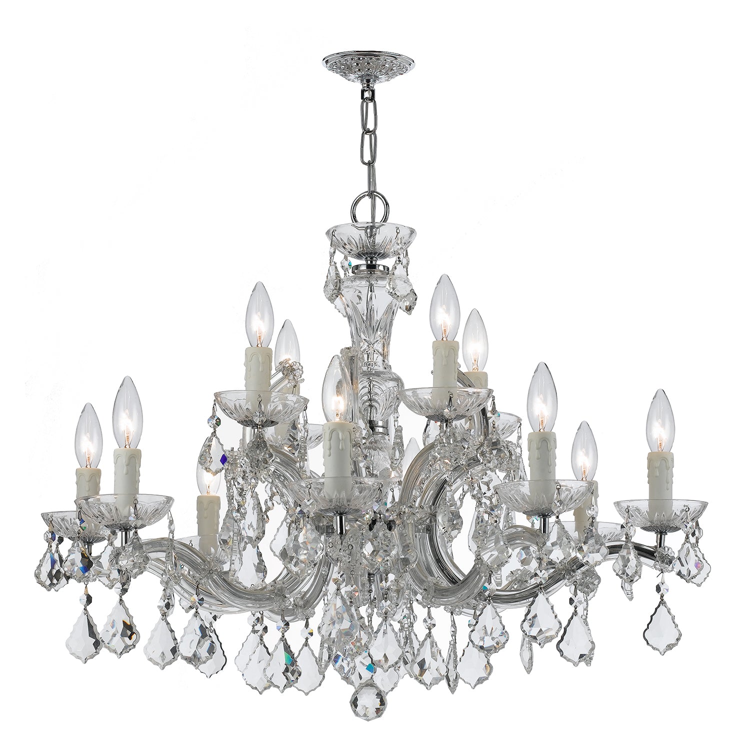 Crystorama Maria Theresa 4379 12-Light Chandelier
