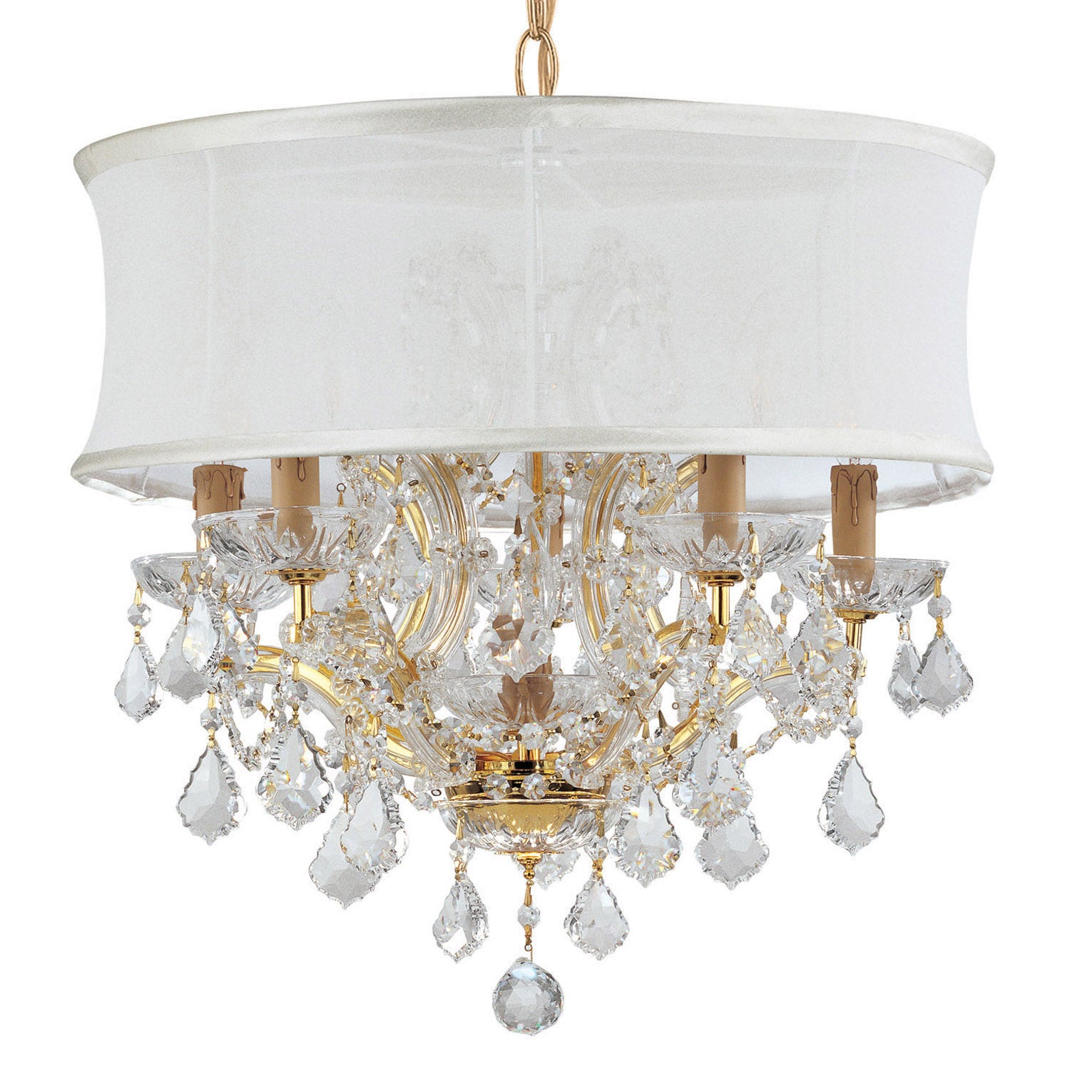 Crystorama Brentwood Smooth Shade Mini Chandelier