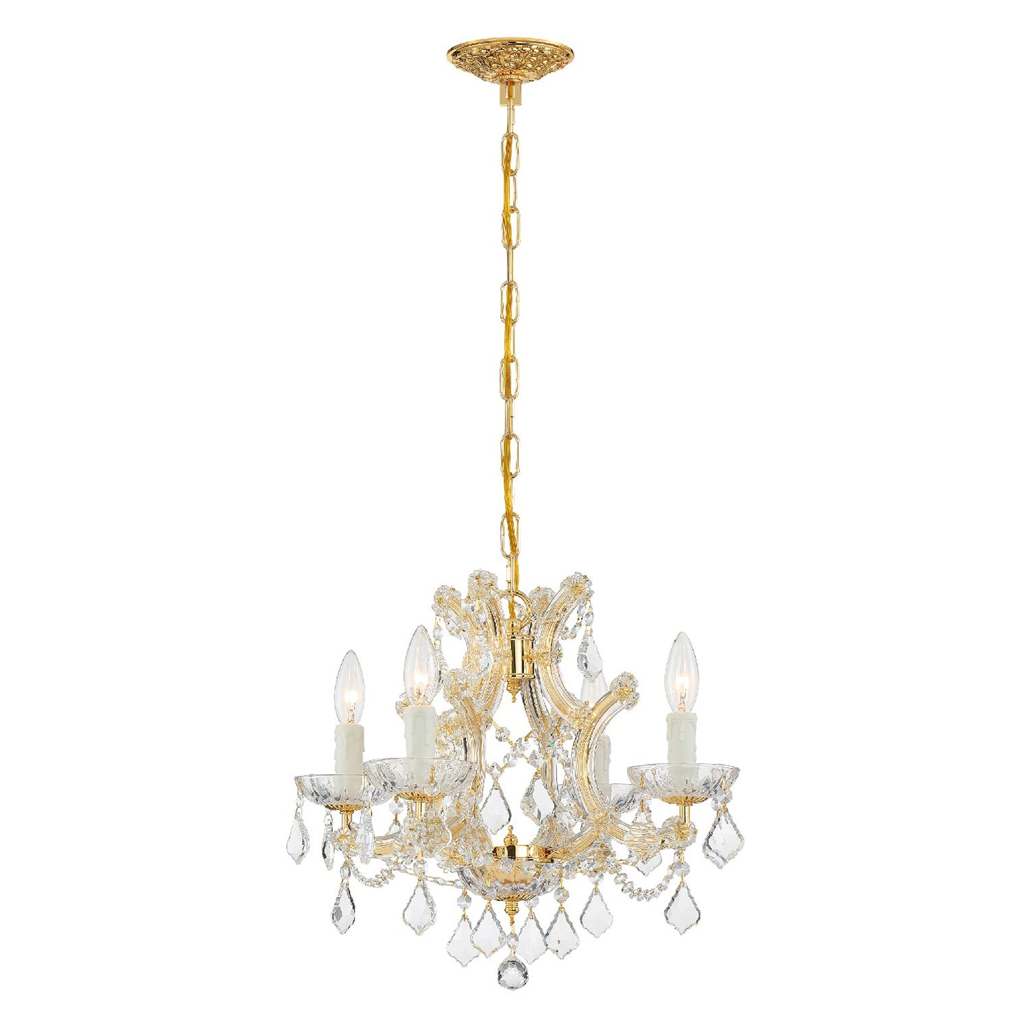 Crystorama Maria Theresa 4474 4-Light Mini Chandelier