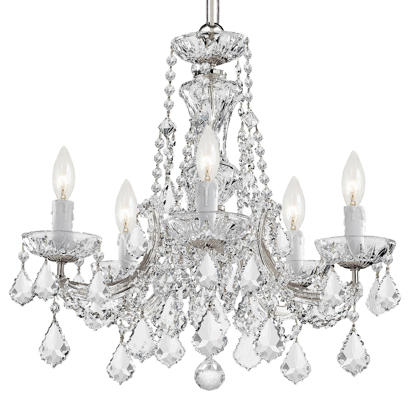 Crystorama Maria Theresa 4476 5-Light Mini Chandelier