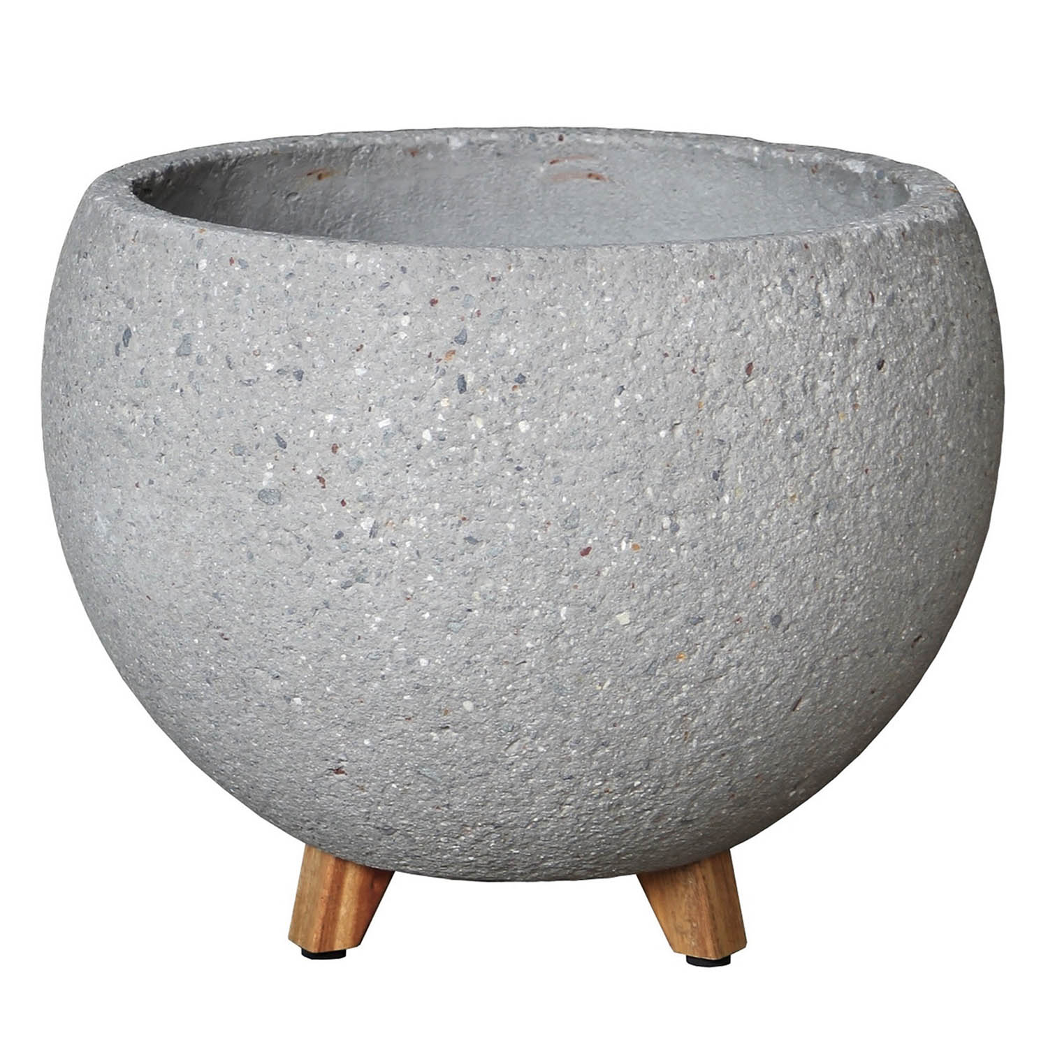 Keota Cement Wide Planter Set of 3