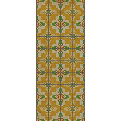 Pattern 33 - Bright & Early Vinyl Floorcloth