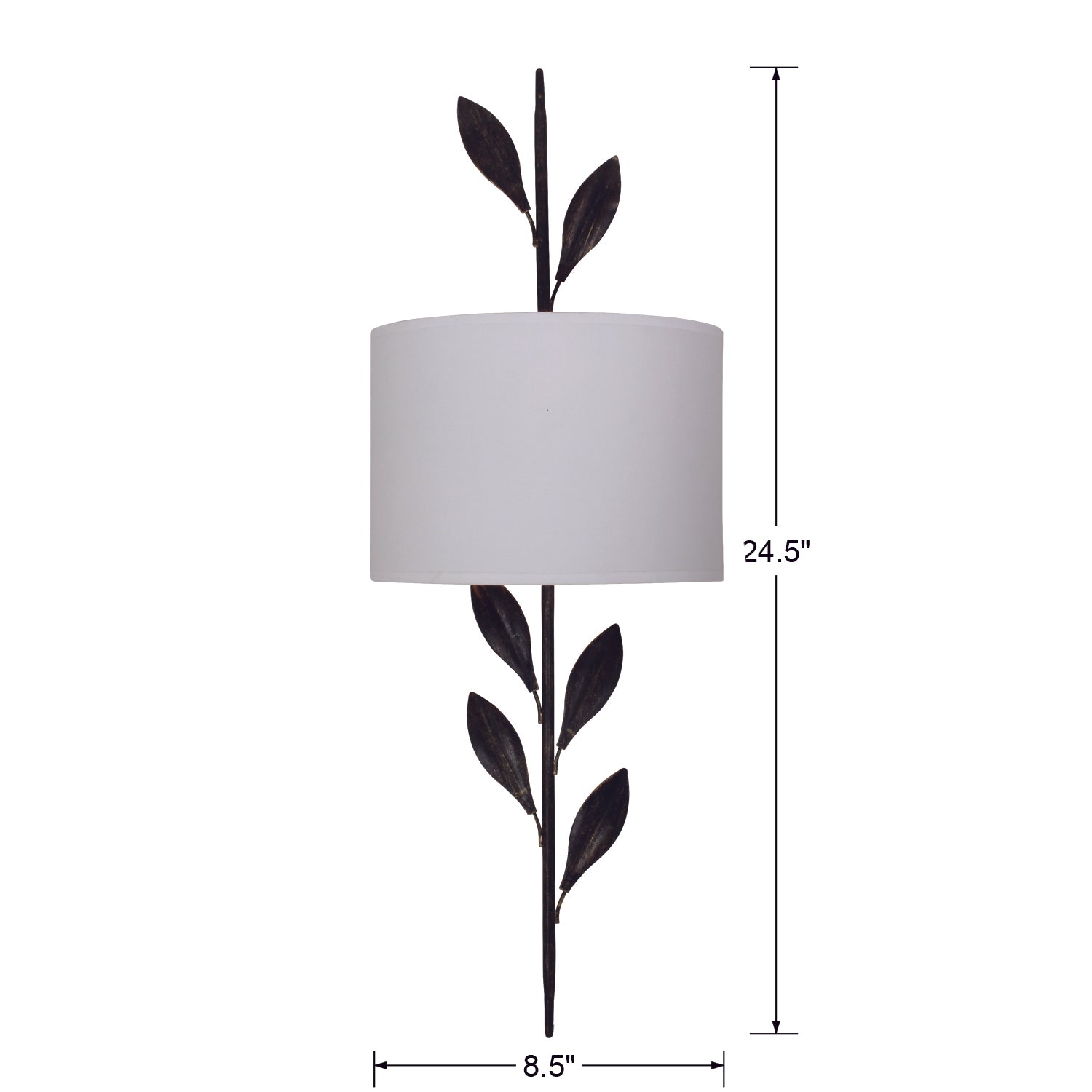 Crystorama Broche 2-Light Wall Sconce