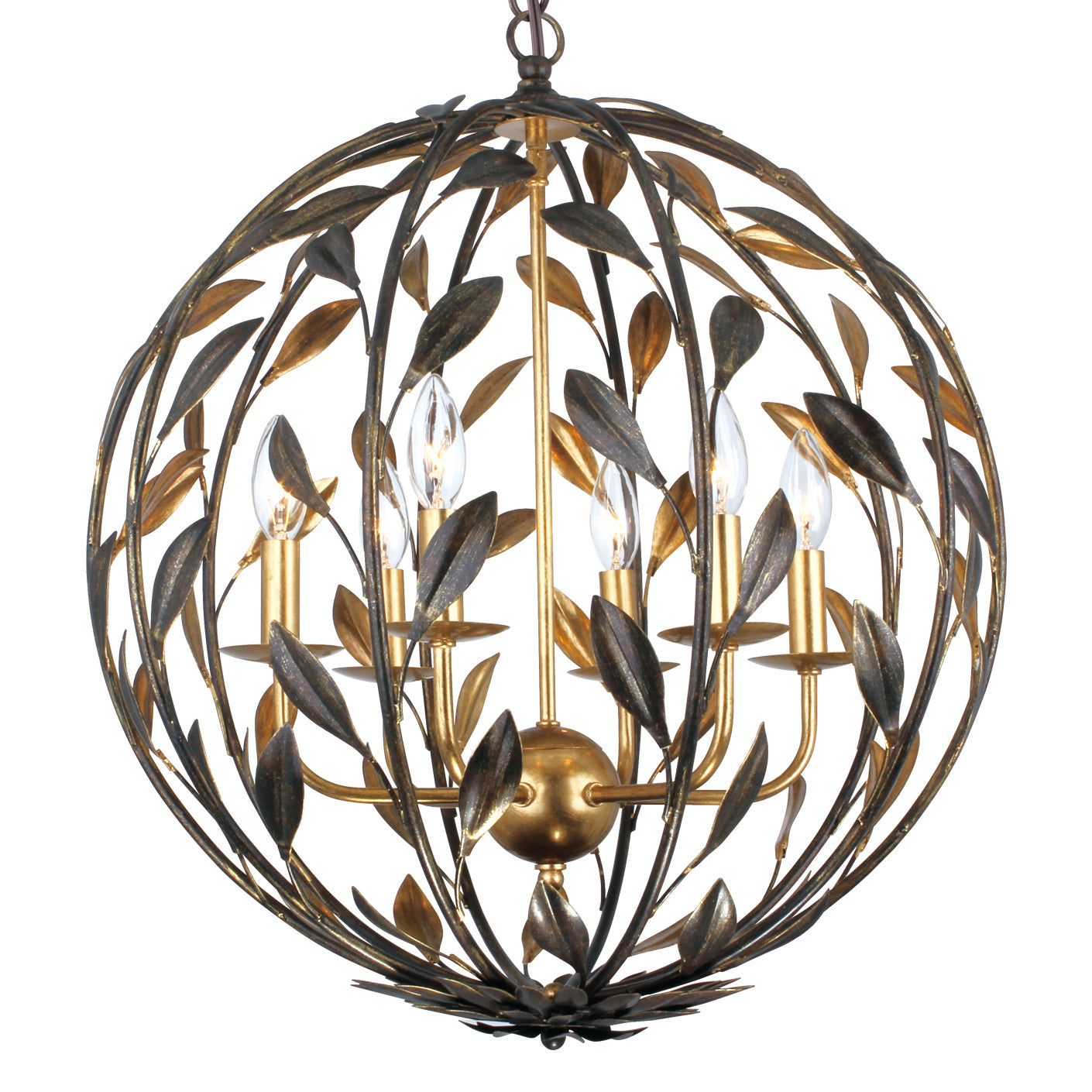 Crystorama Broche 506 6-Light Chandelier