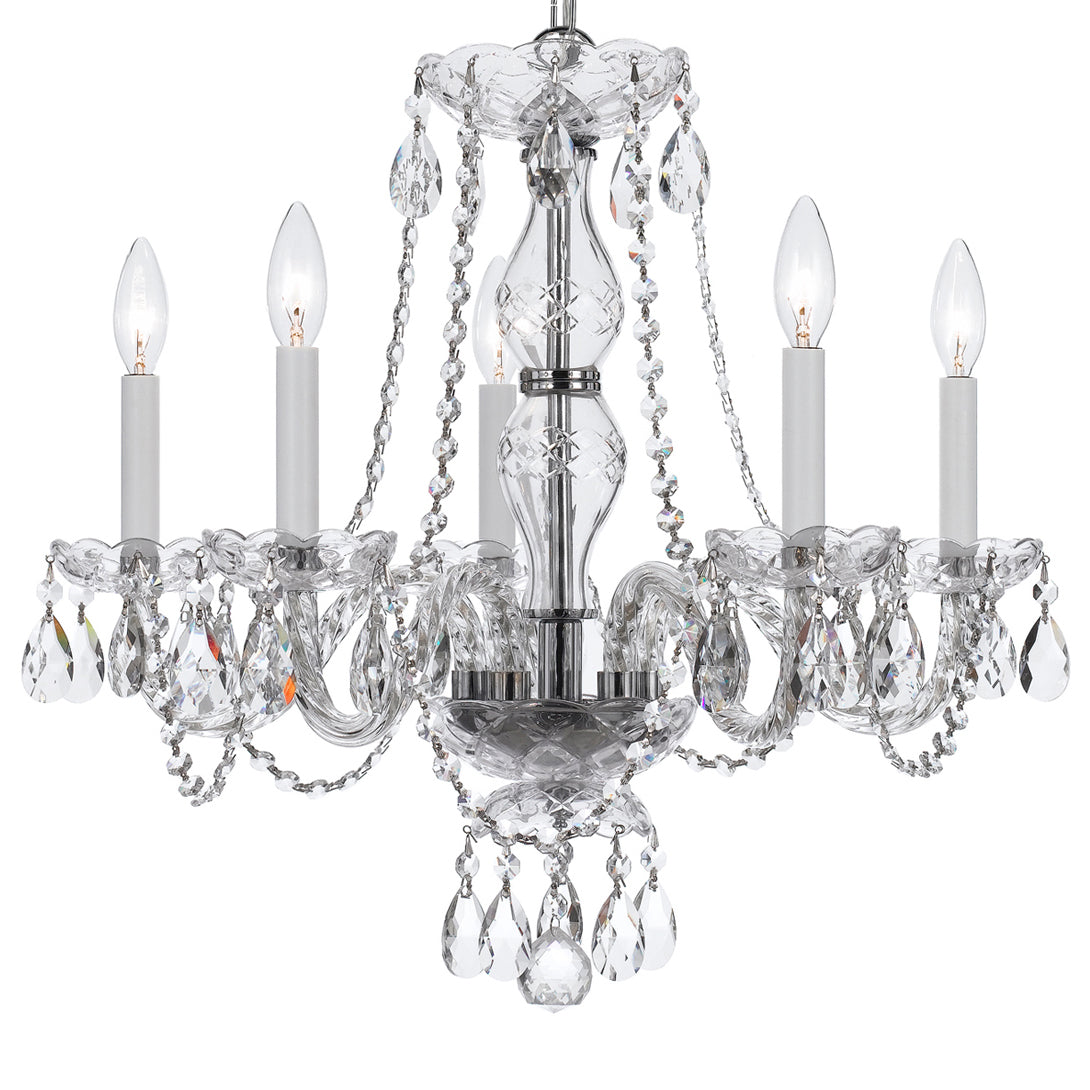 Crystorama Traditional Crystal 5085 5-Light Chandelier
