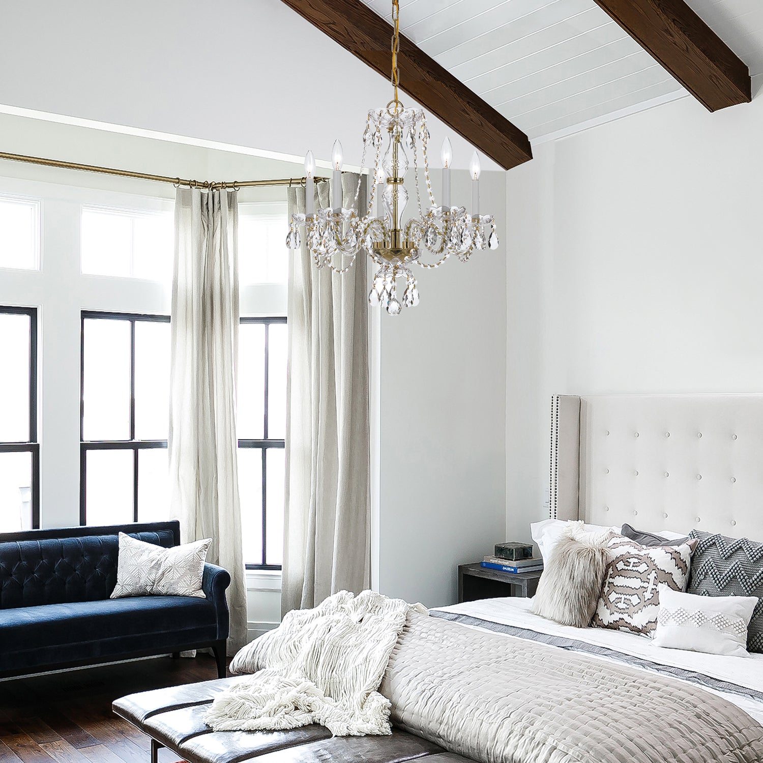 Crystorama Traditional Crystal 5085 5-Light Chandelier