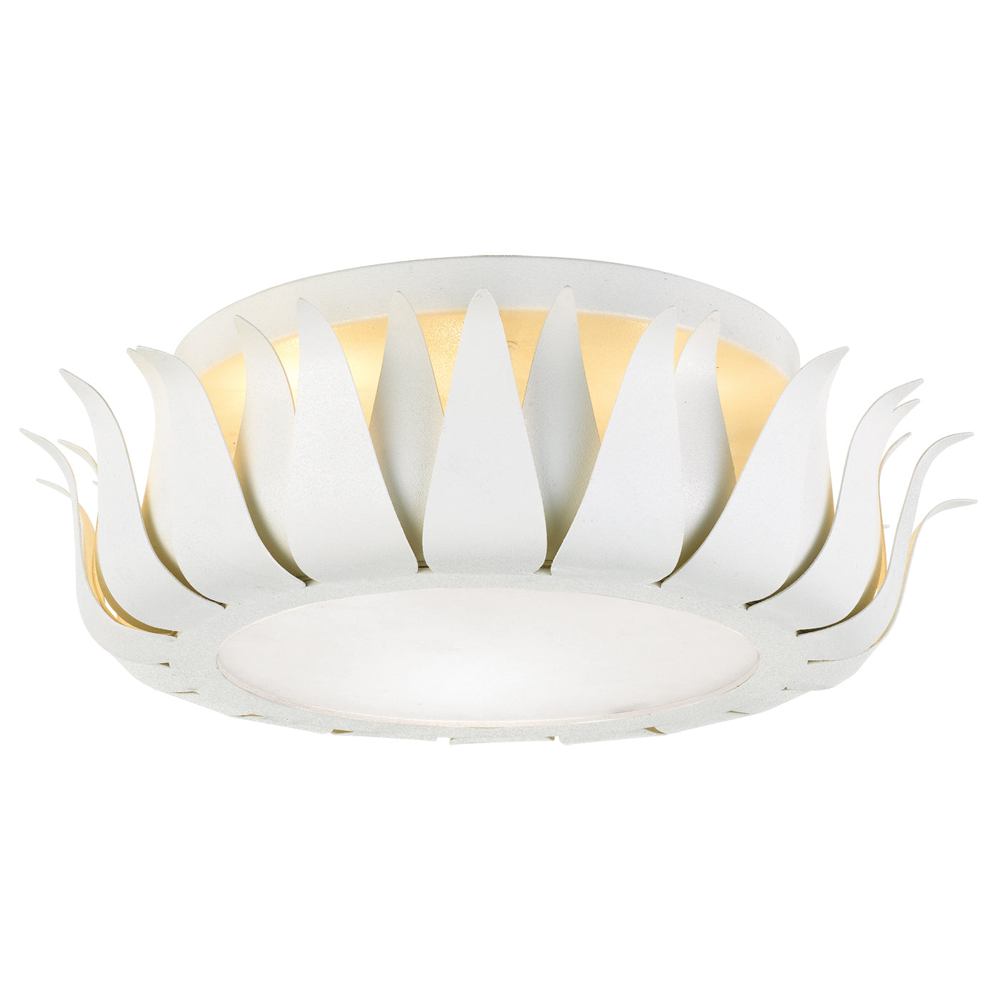 Crystorama Broche 3-Light Flush Ceiling Mount