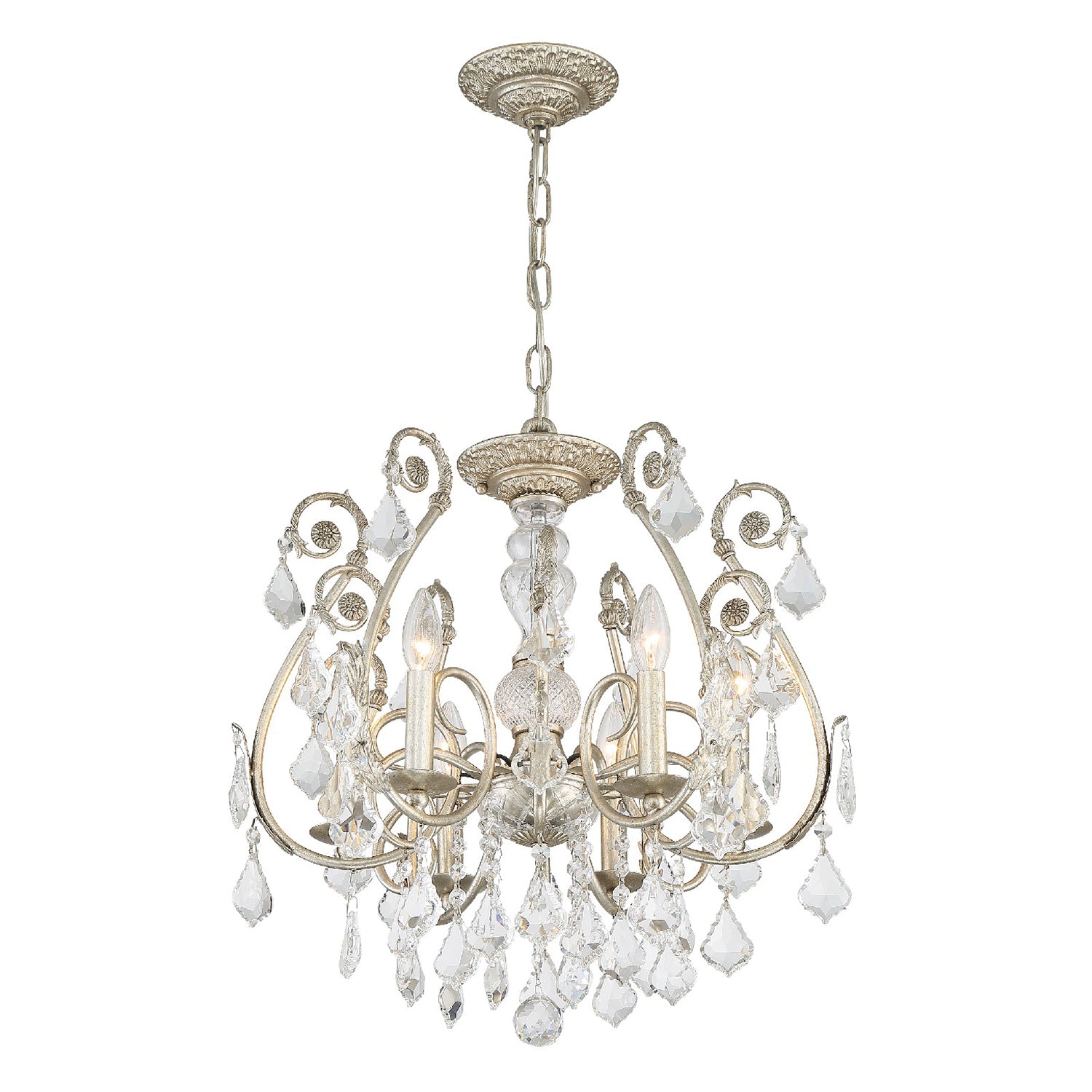 Crystorama Regis Semi Flush Ceiling Mount