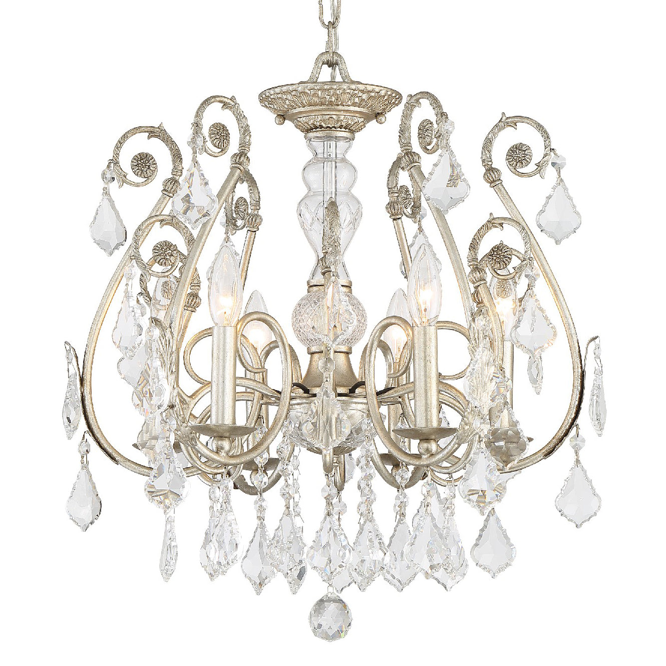 Crystorama Regis Semi Flush Ceiling Mount