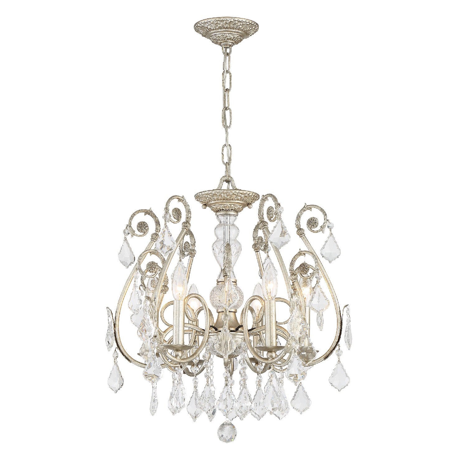 Crystorama Regis Semi Flush Ceiling Mount