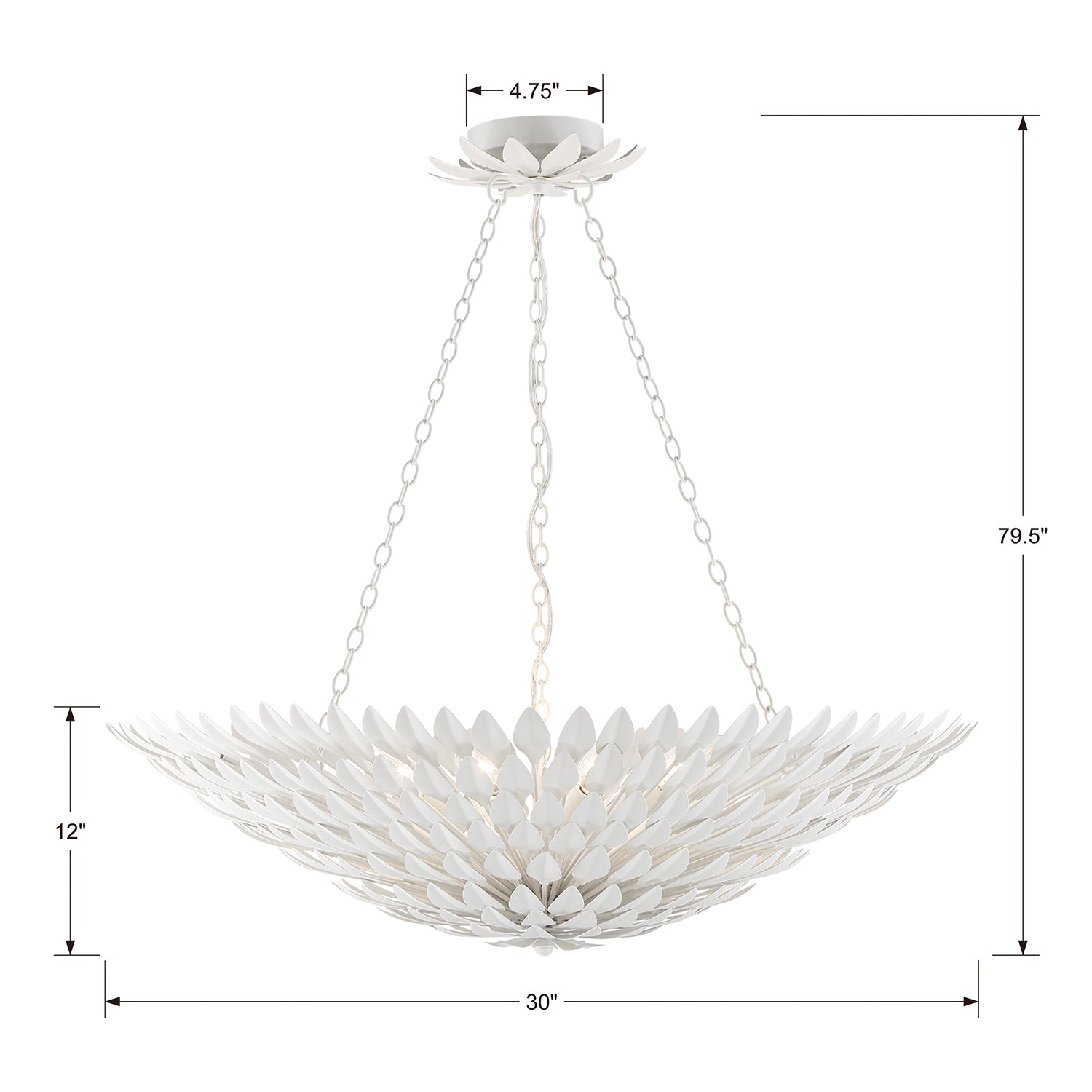 Crystorama Broche 519 8-Light Chandelier