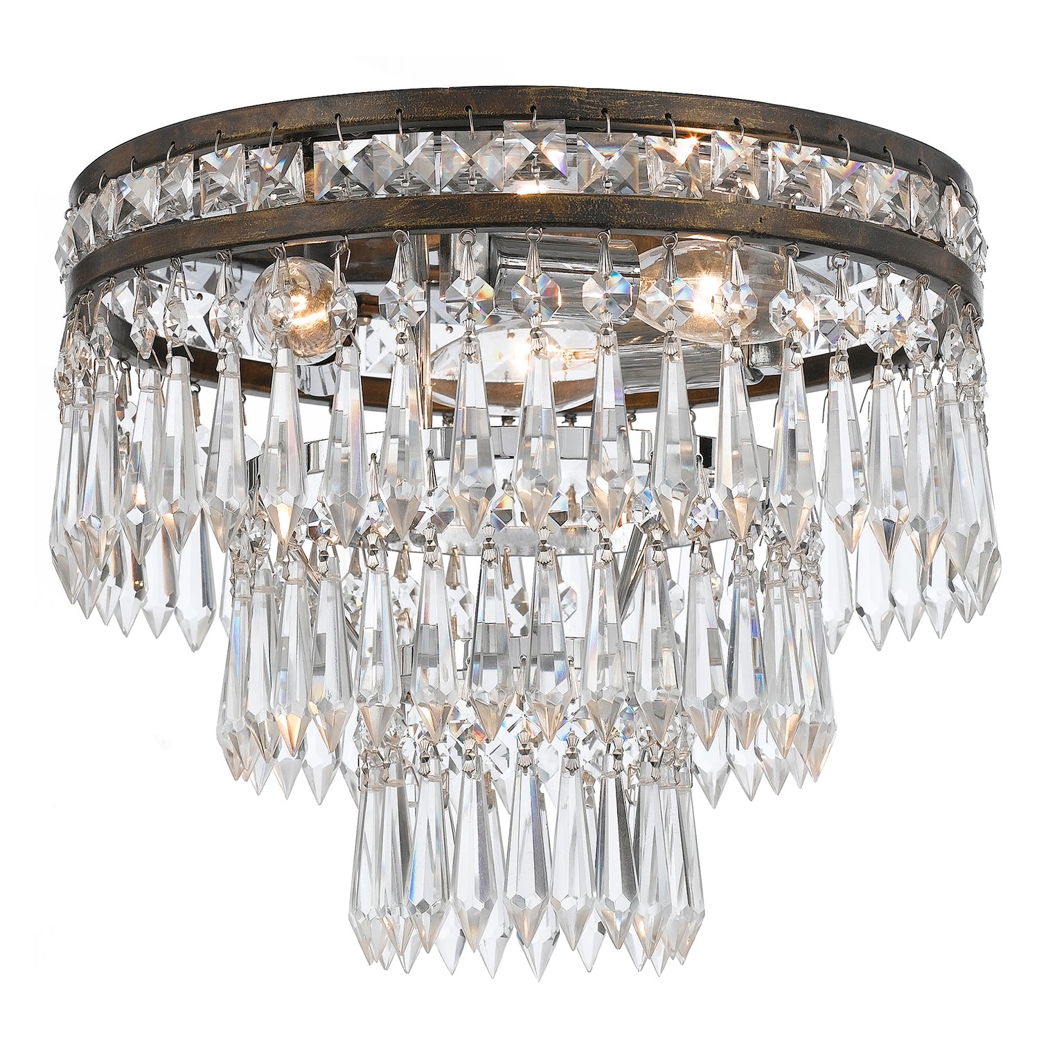 Crystorama Mercer Flush Ceiling Mount