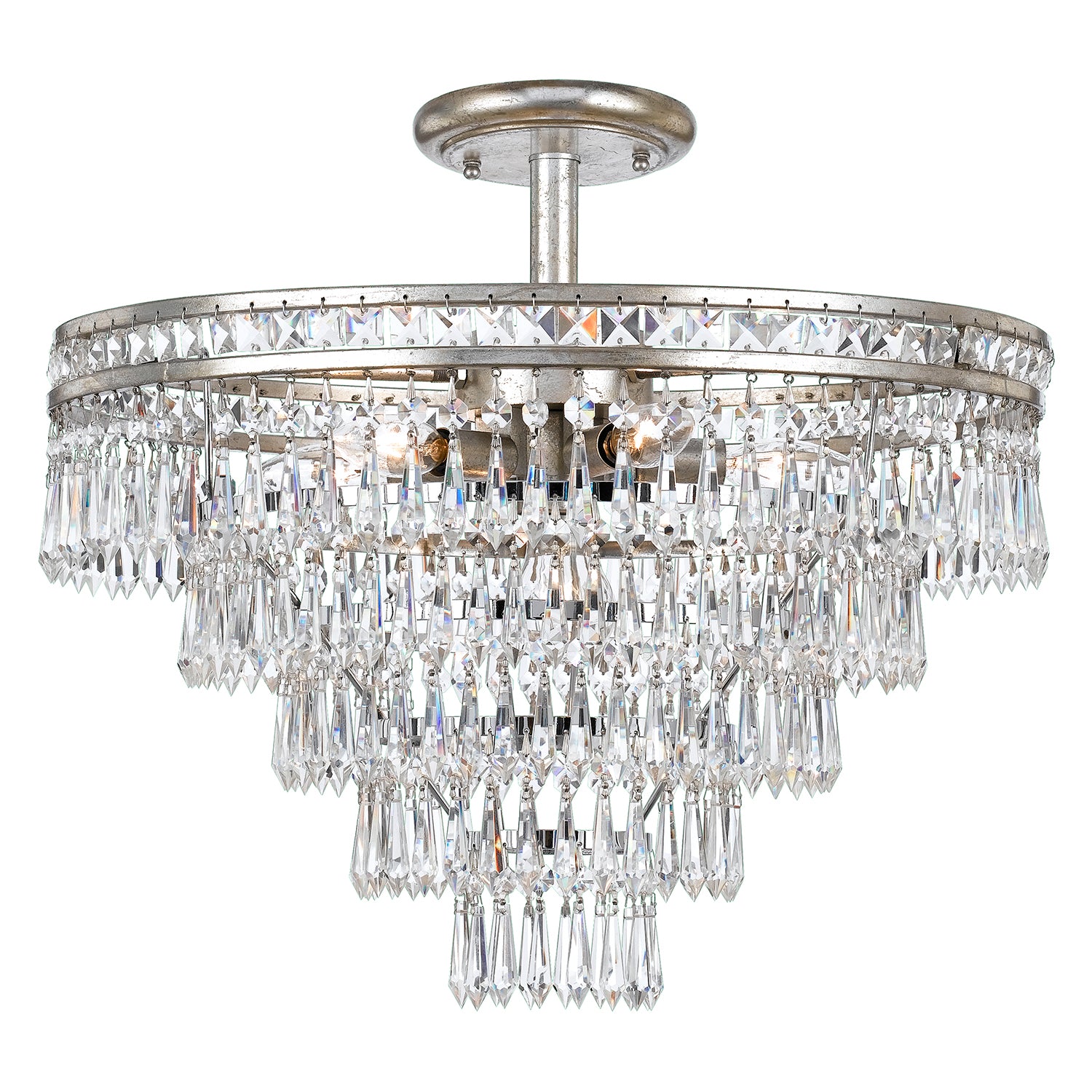 Crystorama Mercer Semi Flush Ceiling Mount