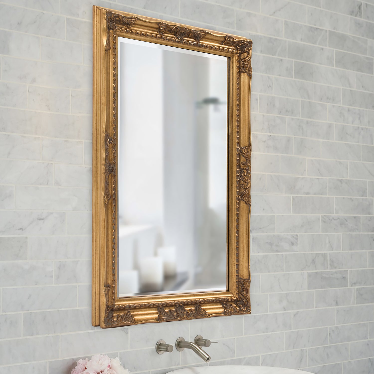 Queen Ann Rectangle Wall Mirror
