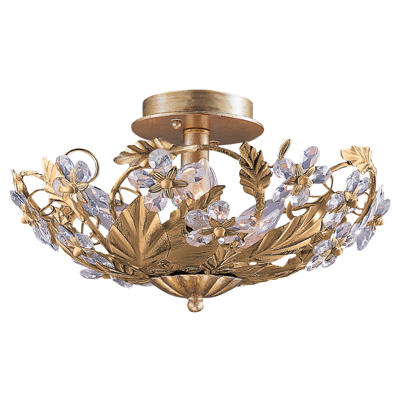Crystorama Paris Market Semi Flush Ceiling Mount