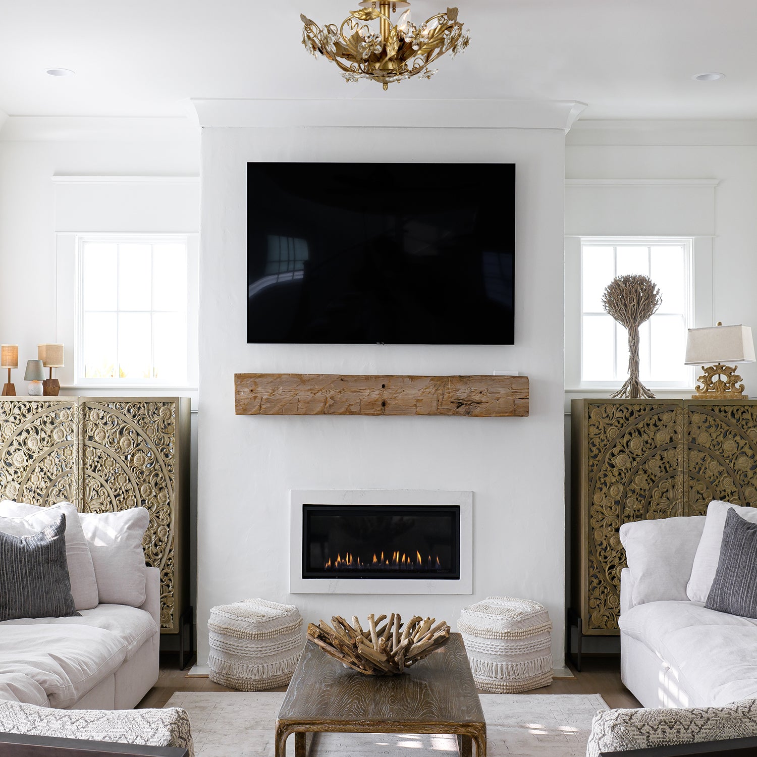 Crystorama Paris Market Semi Flush Ceiling Mount