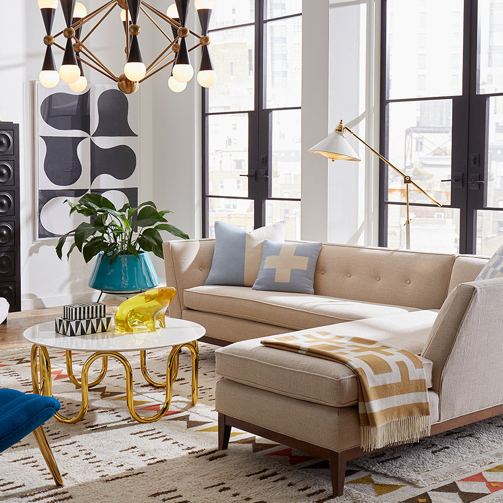 Jonathan Adler Nixon Alpaca Throw Blanket